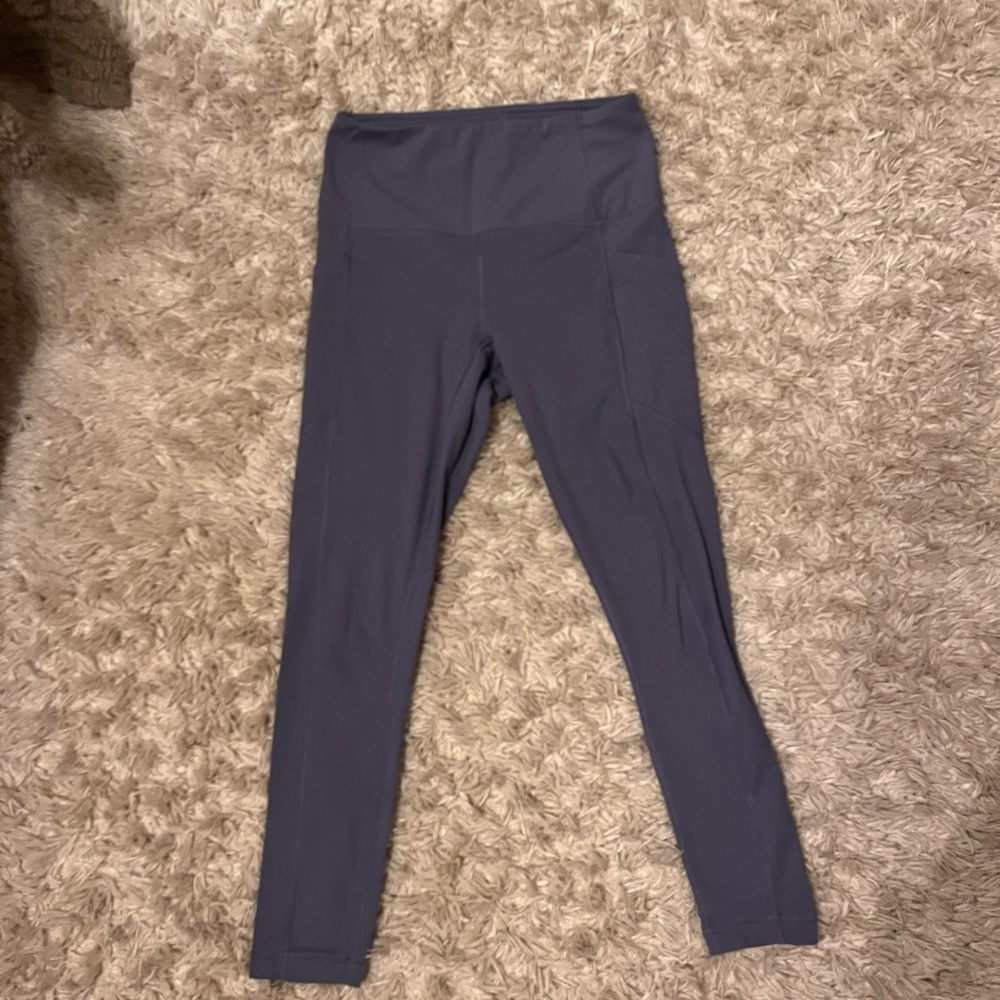 Purple High-Waisted Leggings